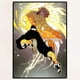 thumbnail image 3 of (Demon Slayer - DM119) Lleno diamantes Anime japonés Demon Slayer: Yaiba Zenitsu Zenitsu Serie dibujos animados Diamante Resina 30 * 40 CM, 3 of 9