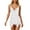 White, variant on Sexy Nightgowns for Women Front Opening V Neck With Thong Sleep Dress White XL