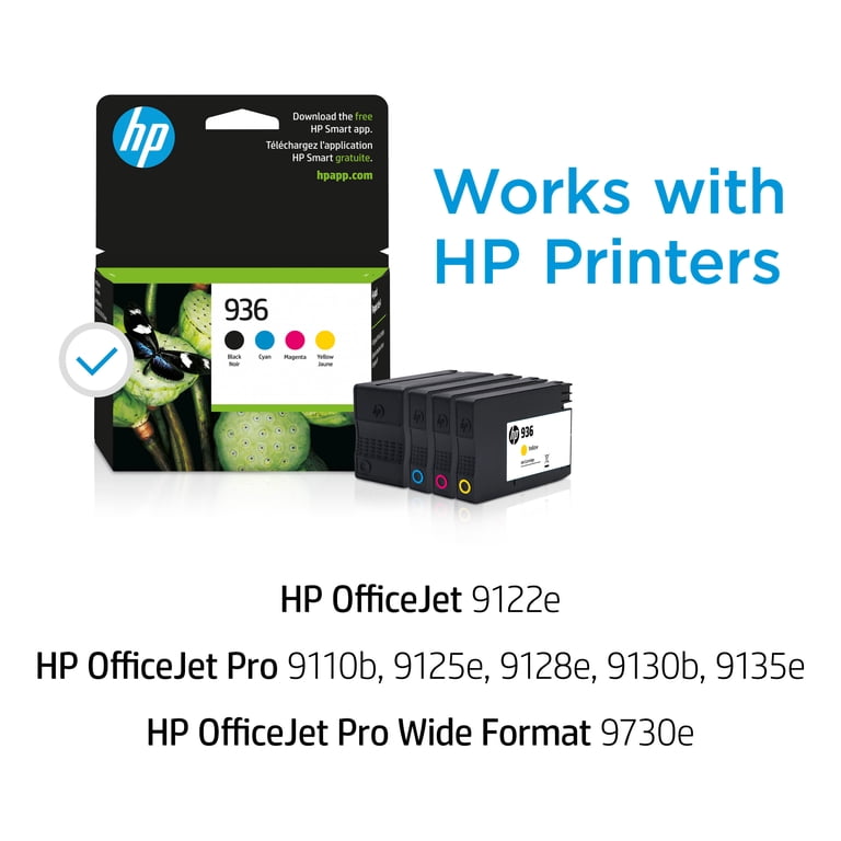 HP 971XL インクカートリッジ 4本セット HP 936 CMYK Original Ink