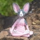 thumbnail image 4 of Gato de meditación Esculturas creativas Suministros de jardín Resina para interiores y exteriores (D), 4 of 7