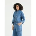 thumbnail image 4 of Sofia by Sofia Vergara Women's and Women's Plus Utility Crop Jacket, Sizes XS-4X, 4 of 5