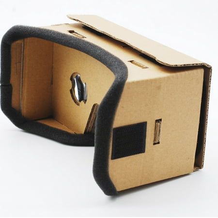 Virtual Reality Glasses Google Cardboard 3D Glasses VR Box Movies for iPhone 5 6 7 Smart (Best Google Cardboard Videos)