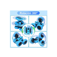 thumbnail image 3 of 360° Doble Lado Control Remoto De Acrobacia Juguete Coche Azul, 3 of 5