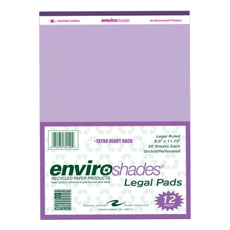 ENVIROSHADES 8.5X11.75 LEGAL12PK ORCHID PAPER