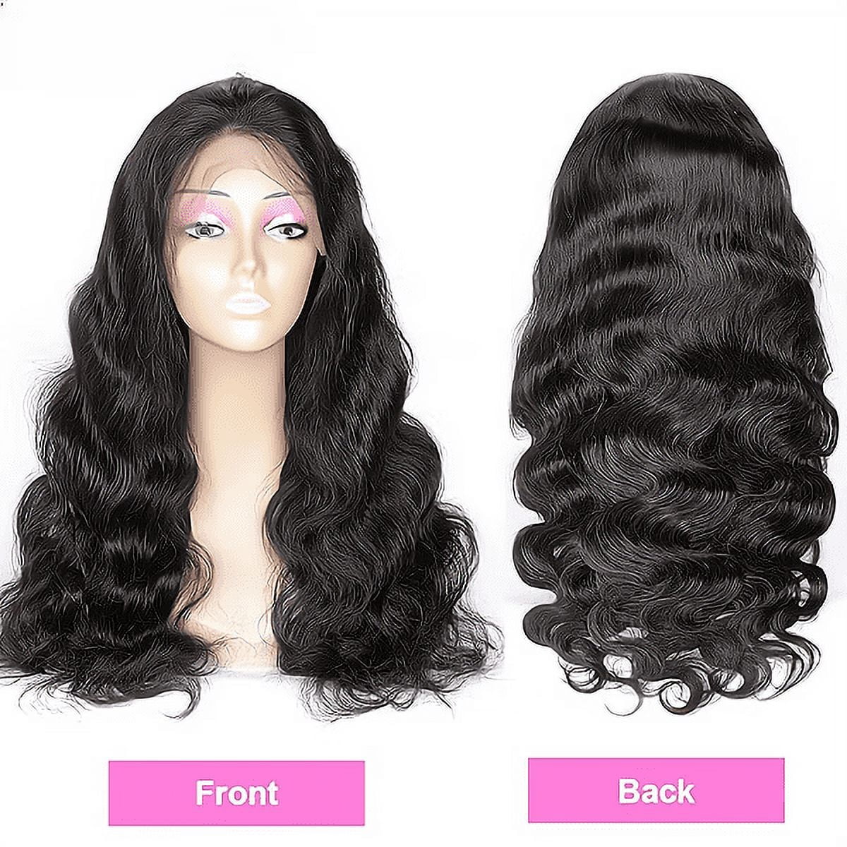 DOPI Body Wave Frontal Wig 13x4 Lace Front Wigs for Women Human Hair 180% Density Glueless Brazilian Virgin Hair Natural Col
