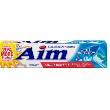 AIM Cavity Protection Toothpaste, Ultra Mint Gel, 5.5 oz