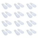 thumbnail image 4 of 24 pares de pantuflas desechables antideslizantes de lana coralina para el hogar (blanco), 4 of 6