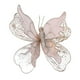 thumbnail image 2 of Adorno colgante de pared con forma de mariposa artificial, fondo brillante decorativo. Rosa claro, 2 of 9