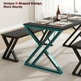 thumbnail image 2 of Dining Table Set for 4, Kitchen Table with Sturdy Metal Frame, 2 of 5