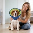 thumbnail image 4 of Soft Elizabethan Collar for Dogs with Breathable Mesh, Soft Cone for Cats for Post-Surgery Recovery, Collar for Small Dogs to Extra Large in Fluorescent Green - 1 Pack, 4 of 6