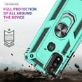 thumbnail image 5 of LeYi for Motorola G Pure Case, Moto G Power Case 2022 with 2 Pcs Tempered Glass Screen Protector, [Military-Grade] Protective Case with Magnetic Ring Kickstand for Motorola G Pure, Mint, 5 of 7