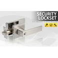 thumbnail image 4 of Exterior Door Lock Set with Deadbolt, Front  Door Handle Set with Deadbolt, Door Levers Single Cylinder Deadbolt Set, 4 of 6