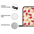 thumbnail image 5 of Oven Mitts and Pot Holders 4 Piece, Popsicle print High Heat Slip Resistant Oven Mitt and Trivets Set Kitchen Oven Glove Pot Holders for Cooking Baking Grilling, 5 of 7