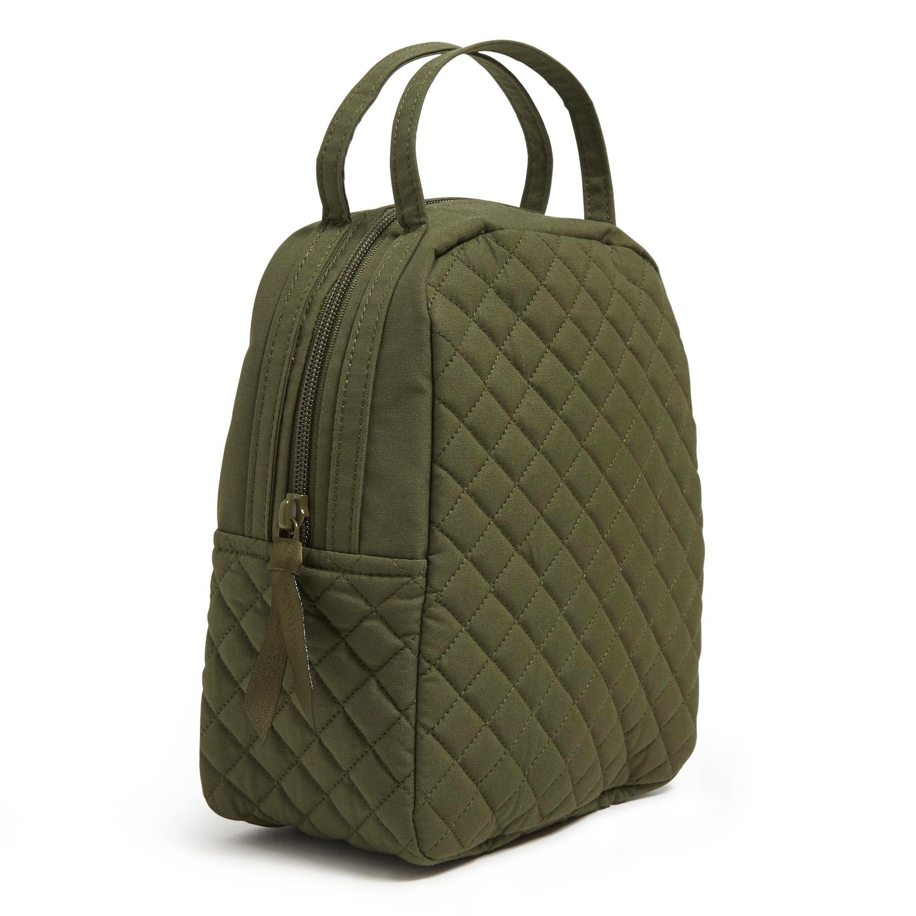 Vera Bradley Women's Cotton Lunch Bunch Bag Climbing Ivy Green