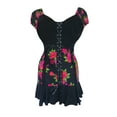 thumbnail image 1 of Dare To Wear Victorian Gothic Boho Women's Short Sleeve Cabaret Corset Top S - 5x, 1 of 2