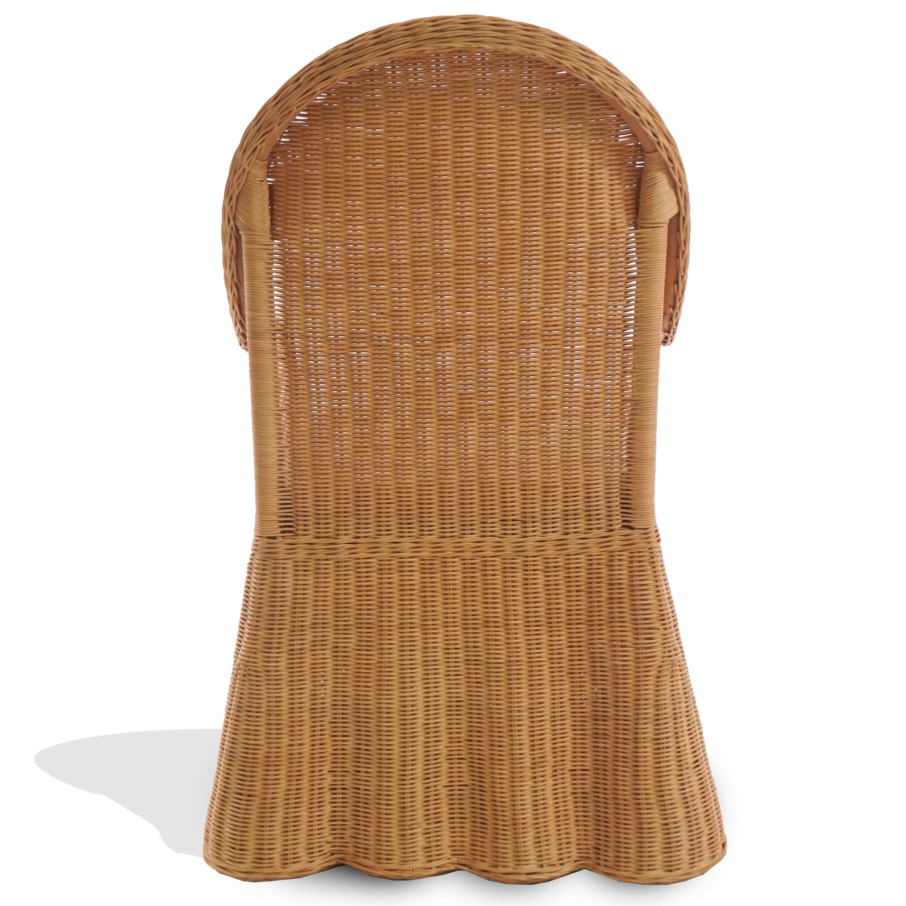 Safavieh Couture Hylda Rattan Dining Chair, Natural/White
