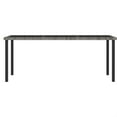 thumbnail image 2 of vidaXL 9 Piece Garden Dining Set Poly Rattan Grey, 2 of 3