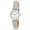 Silver/White, variant on Women's MEGAN Rose Gold 26mm Round Face Vegan Leather Strap Watch