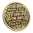thumbnail image 2 of Personalized Wedding Save The Date Cards 20 Rustic Engraved Wood Magnets With Envelopes Wedding Announcements, 2 of 2