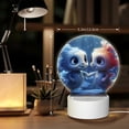 thumbnail image 6 of Balery Cute Fish Flower Couple Pattern Acrylic Night Light Gift with 3 Color ModesTouch-Sensitive LED Lamp Perfect Gift for Mother's Day, Birthday, or Christmas, 6 of 9