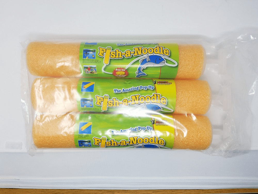 Little Stinker Pop up Fish a Noodle Fishing Float Foam Bobber, Yellow, Freshwater, Lake