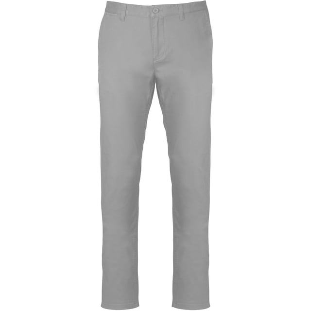 Kariban - Pantalón chino para chico hombre (Gris fino) Kariban UTPC3408_finegrey