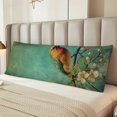 thumbnail image 4 of KLL Ultra Soft Microfiber Body Pillow Cover/Pillowcases 20"x54" with Hidden Zipper Closure-Retro Birds, 4 of 5