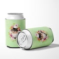 thumbnail image 5 of Carolines Treasures CK4385CC Longhaired Chihuahua Green Flowers Can or Bottle Hugger Can Hugger multicolor, 5 of 5