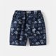 thumbnail image 2 of Odeerbi 2-8 Años Niños Pantalón Vaquero de Verano Pantalón Vaquero Con Estampado de Dinosaurios Pantalón Vaquero Elástico Informal, 2 of 4