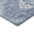 thumbnail image 4 of Addison Rugs Chantille Indoor/Outdoor Traditional Medallions Blue Washable Round Rug, 8' x 8', 4 of 6