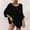 01Black, variant on Summer Savings Clearance 2023! pbnbp Fall Sweaters for Women Fashion Loose Fit Knitted Long Sleeve Pullover Casual Solid V Neck Sweatshirts with Pockets