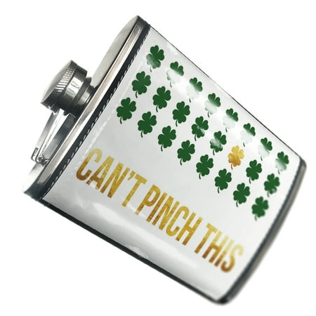 

NEONBLOND Flask Can t Pinch This St. Patrick s Day Gold Shamrock