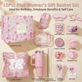 thumbnail image 2 of 15PCS Birthday Gifts for Women, Relaxing Spa Basket with Luxury Flannel Blanket, 40oz Tumbler, Self Care Care Package for Mom, Wife, Friends, Valentine's Day, Mother's Day, Christmas Gifts, 2 of 12