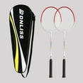 thumbnail image 2 of koolsoo 2 Piece Badminton Racket Set Badminton Equipment Badminton Racket for Adults and with Bag, 2 of 9