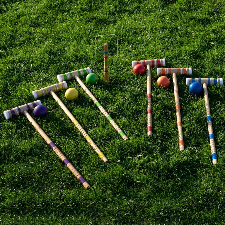 Trademark Games Complete 6-Player Wood Croquet Set photo 3