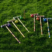 Trademark Games Durable Complete 6 Player Croquet Set