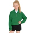 thumbnail image 3 of BLVB Girls Half Zip Sweatshirt Fleece Pullover Sweatshirts Fall Winter Clothes for Teen Girls Thumb Hole for 5-14 Years, 3 of 6