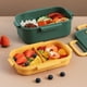 thumbnail image 4 of Bolsa Almuerzo 3 Compartimentos 1000 ML 2 Capas Para Niños, Contenedores De Almuerzo Para Adultos, Sellado Hermético, Microondas, Portátil, De Acero Inoxidable, Para Oficina, 4 of 9