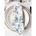 thumbnail image 2 of Cloth Napkins Set of 4 - 20x20 Inches, Blue Floral Birds Washable Reusable Table Napkins, Farmhouse Flowers Pastoral Soft & Absortbent Dining Napkin for Party Wedding Hotel Restaurant, 2 of 8