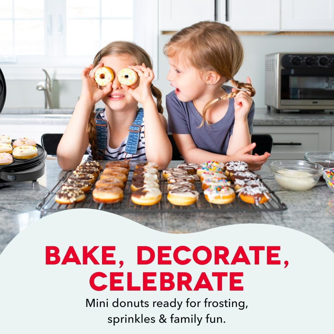 MultiMaker Treat Maker System -   Donut, Cupcake & Waffle Maker with Interchangeable Plates