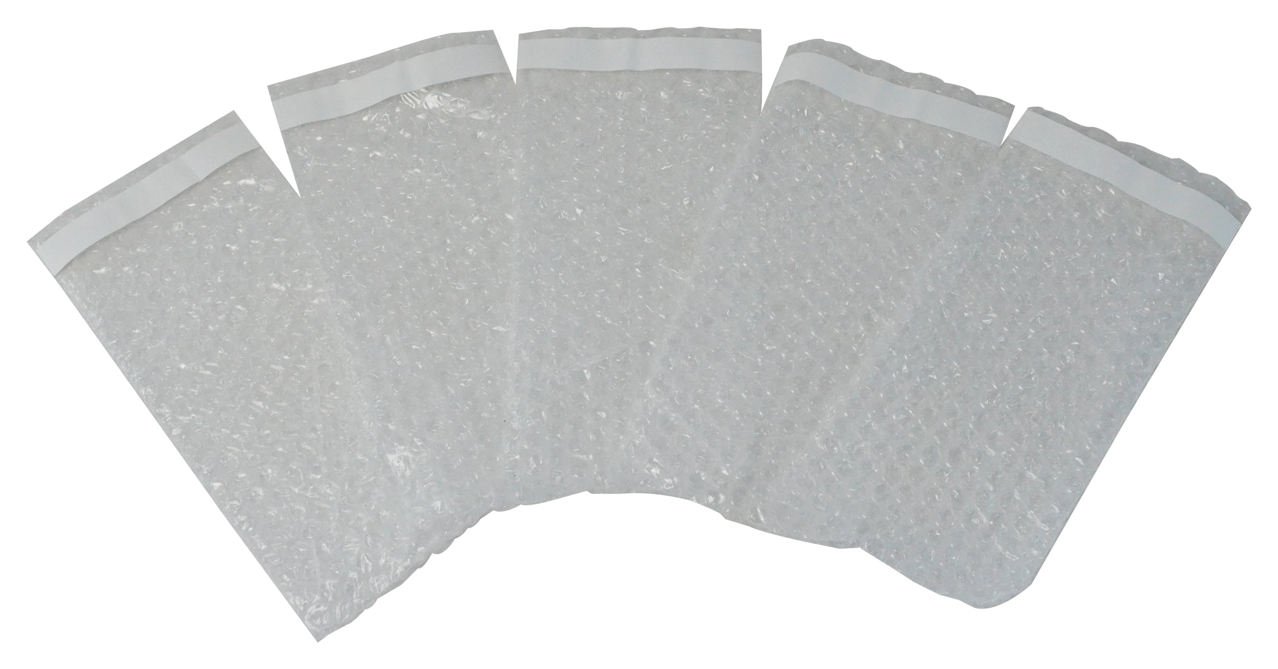 50 Pack 4x7.5 SelfSeal Clear Bubble Out Pouch Protective Air