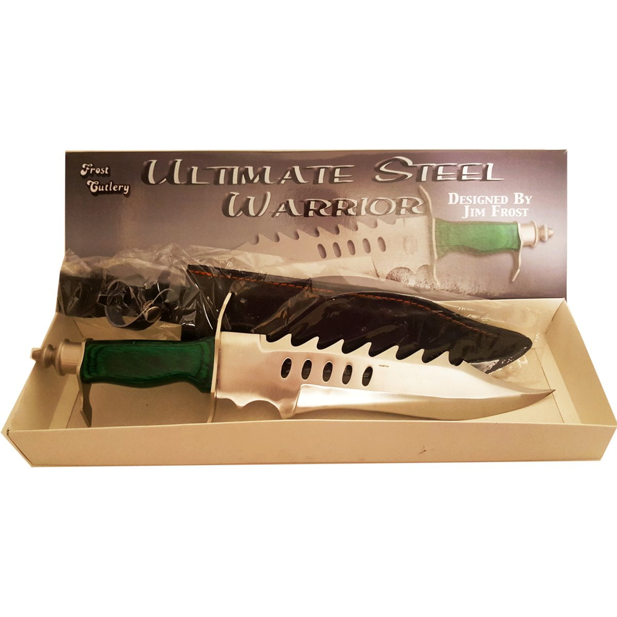 Jim Frost Designed Ultimate Steel Warrior Knife 17" Overall