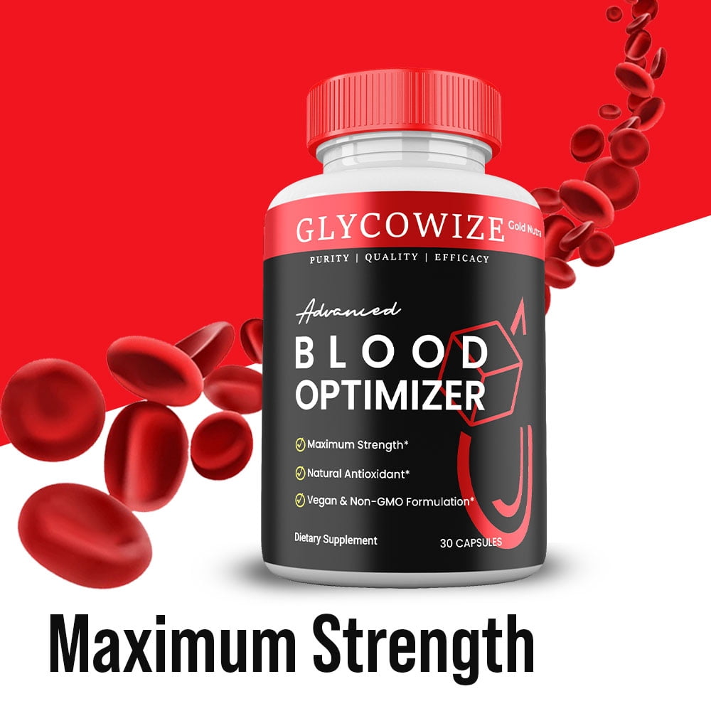 (3 Pack) GlycoWize Blood Support Capsules, Maximum Strength Advanced Formula, Glyco Wize Pills for Men and Women 3 Month Supply