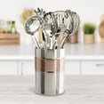 thumbnail image 3 of LEXI HOME 7-Piece Hammered Copper Stainless Steel Kitchen Cooking Utensil Set, 3 of 4