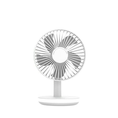 

USB Night Light Mini Handheld Fan Rechargeable Lightweight Portable Desktop Fan