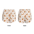 thumbnail image 6 of Sigee Cute Squirrel Fall for Women's Athletic Shorts High Waisted Running Shorts Pocket Sporty Short Gym Elastic Workout ShortsSmall, 6 of 9