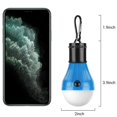 thumbnail image 2 of Luces de camping, luces de tienda de campaña con mosquetones, 2 uds., tienda de campaña impermeable, luz LED, lámpara de luz de emergencia portátil para acampar Sincero  Hogar, 2 of 5
