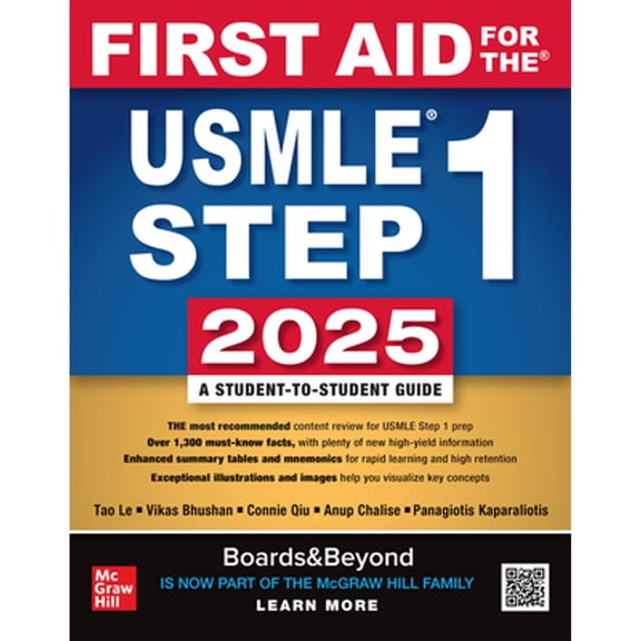 Pre-Owned First Aid for the USMLE Step 1 2025, 9781266346460, 1266346465, Paperback, 35 edition