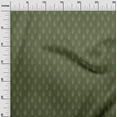 thumbnail image 3 of oneOone Rayon Dark Green Fabric Asian Floral Block Craft Projects Decor Fabric Printed By The Yard 56 Inch Wide, 3 of 5