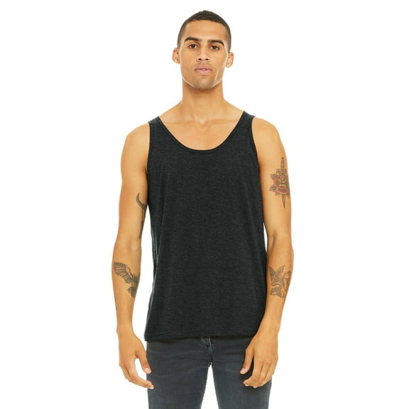 Bella   Canvas Unisex Jersey Tank , 3480 , CHAR-BLACK TRIB , X-Large